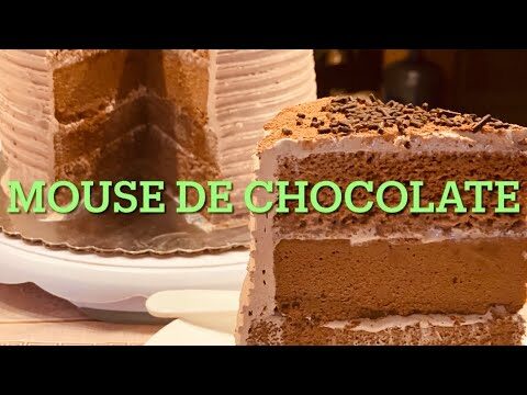 Delicioso relleno de mousse de chocolate para tus tartas