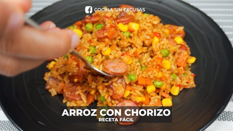 Delicioso arroz con chorizo: Receta tradicional y sabrosa