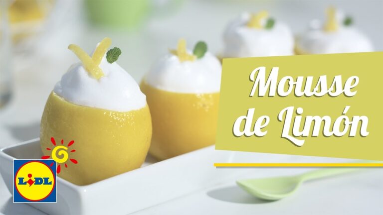 Deliciosos limones rellenos de mousse de limón: una explosión de sabor